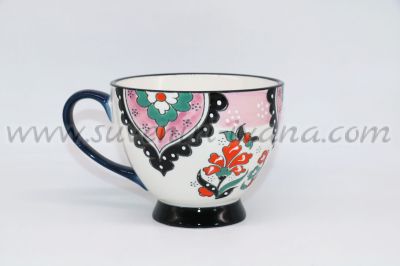 чаша с флорални орнаменти 450 мл