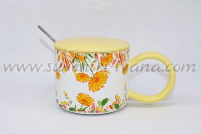 Чаша за чай или кафе на цветя, модел три
