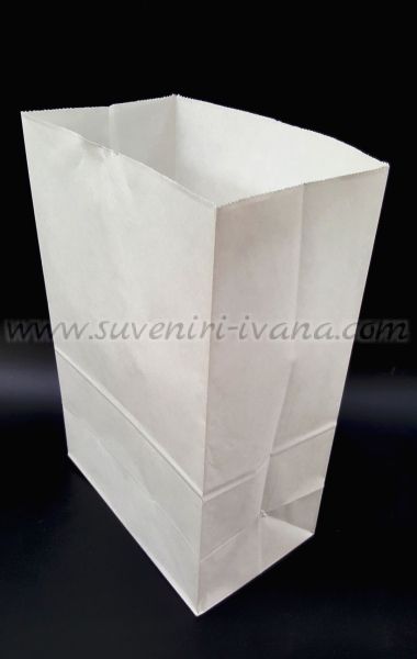 Бял хартиен плик за опаковане