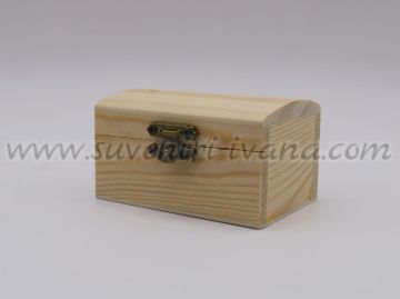 Дървена кутия натурална 9,0 х 5,0 х 5,5 см.