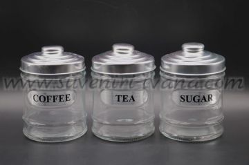 комплект буркани за кафе,чай,захар