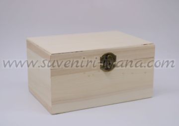 Натурална дървена кутия 18,0 х 13,0 х 9,5 см.