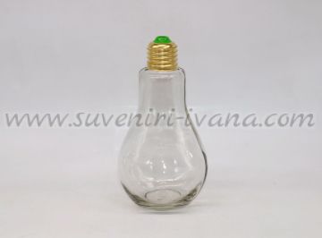 Декоративно шишенце електрическа крушка с капачка на винт