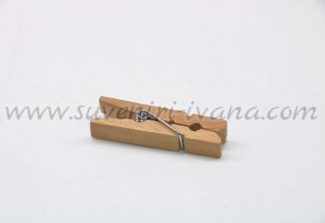 Натурална дървена щипка 3,5 х 0,7 см
