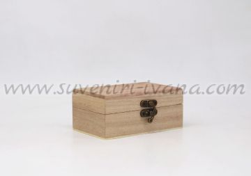 Дървена кутия натурална 11,0 х 5,0 х 7,0 см