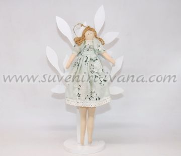 Декоративно ангелче от текстил, модел десет