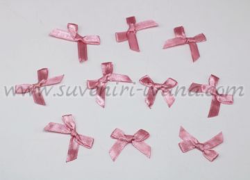 розови панделки за декорация 3,0 см.