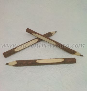 Дървена химикалка от натурално дърво