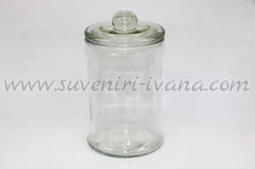стъклен буркан с вакуум капак