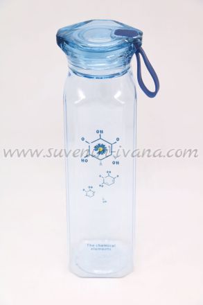 Синя бутилка за вода 550 мл