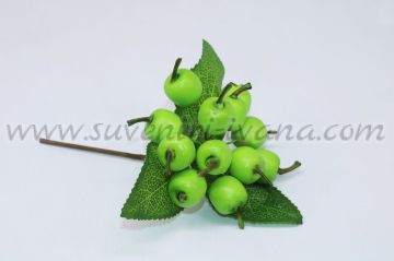 Клонче за декорация със зелени ябълки