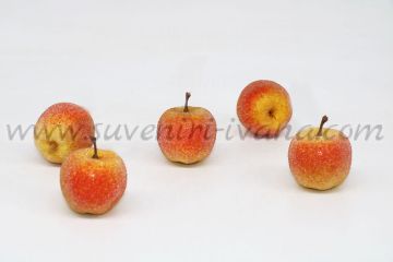декоративна ябълка със захарно покритие 30х35 мм