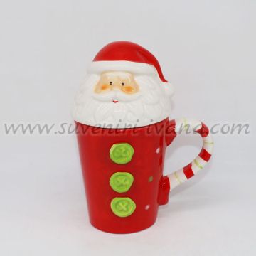 Коледна чаша за чай или кафе дядо Коледа