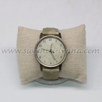 Часовник за ръка със сив циферблат