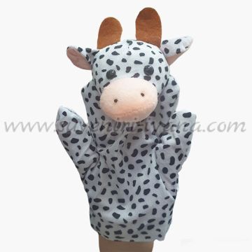 Текстилна кукла за ръка крава за куклен театър