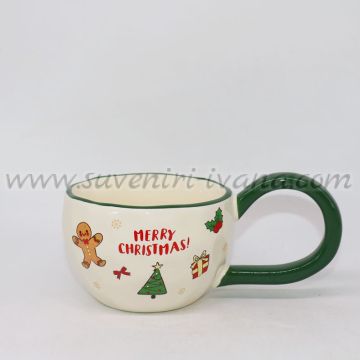 чаша Merry Christmas с коледни мотиви 300 мл