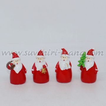 мини Дядо Коледа - коледни декоративни фигурки