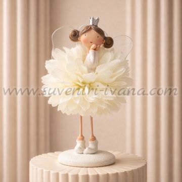 декоративно ангелче с крила и корона