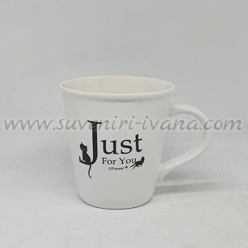 керамична чаша Just For You с коте