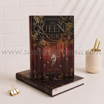Луксозен тефтер The Queen Court с фея и тъмна гора