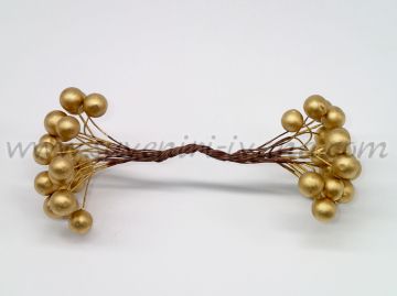 Снопче тичинки за декорация, цвят антично злато