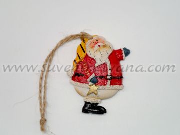 Декоративна фигурка дядо Коледа със звезда