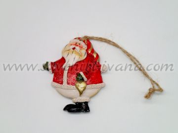 Декоративна фигурка дядо Коледа със сърце