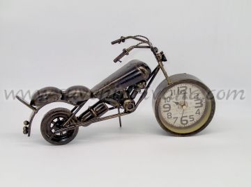 Винтидж часовник рокерски мотоциклет