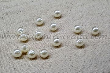 Изкуствени перли за изработка на бижута 10 мм.