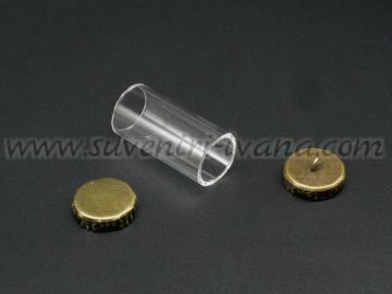 Стъклена основа за бижута - цилиндър