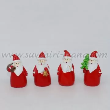 мини Дядо Коледа - коледни декоративни фигурки