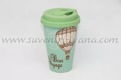 бамбукова еко чаша балон 'Bon Voyage'