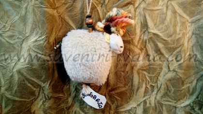 Овца с чан ръчна изработка 11,0 х 19,0 см