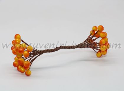оранжеви малки тичинки за декорация
