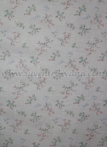 ленено-памучен плат на цветенца
