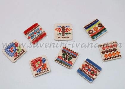 керамични магнити с български народни шевици