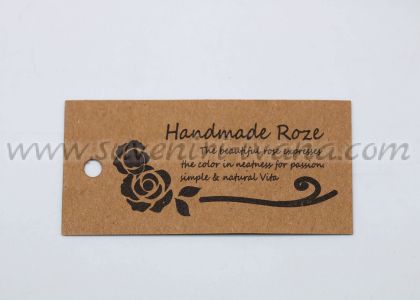 винтидж картонен етикет рози