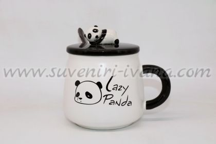 чаша с печат мече панда