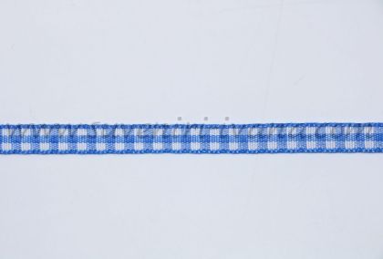 кариран ширит 7 мм бяло и синьо