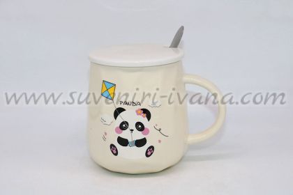 чаша с картинка мече панда с хвърчило