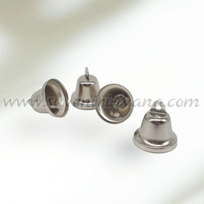 метални камбанки цвят сребро за декорация 30 мм
