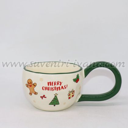 чаша Merry Christmas с коледни мотиви 300 мл