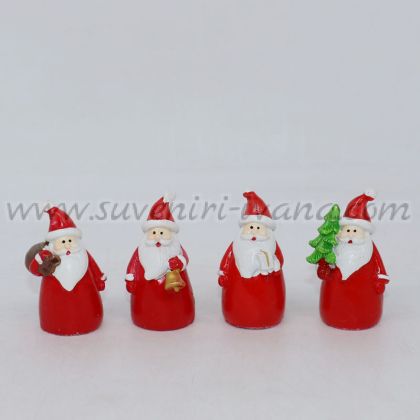 мини Дядо Коледа - коледни декоративни фигурки