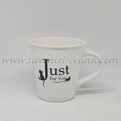 керамична чаша Just For You с коте