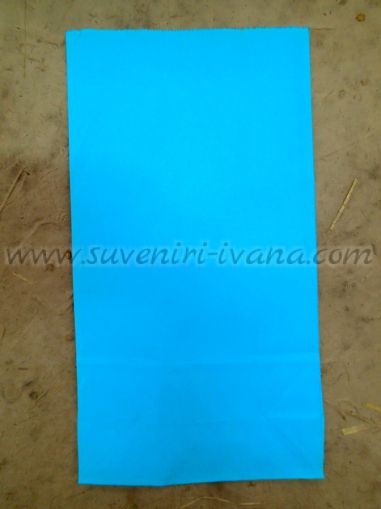 Хартиено пликче с цветен печат 12,0 х 22,0 х 6,0 см.