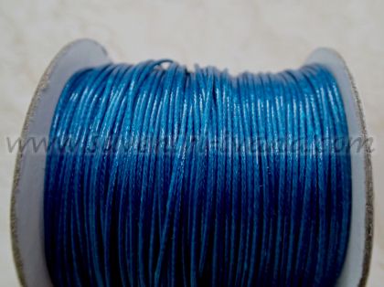 Шнур син промазан текстил 1 мм