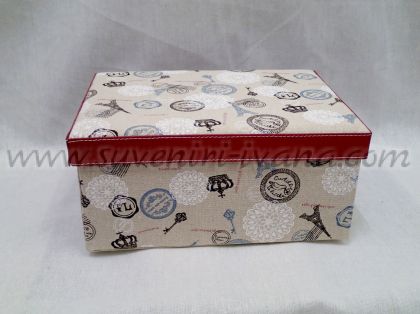 опаковъчна кутия с текстилно покритие 30 см