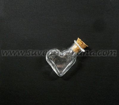 шишенце за бижута с формата на сърце