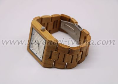 дървен бамбуков часовник за ръка