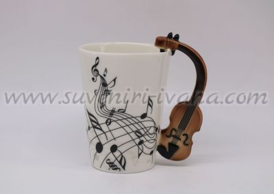 музикална чаша с дръжка виола